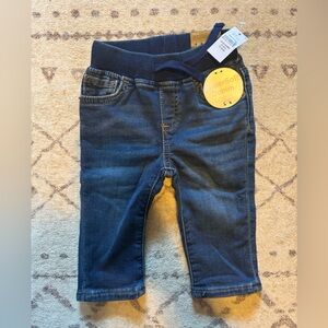 Baby gap super soft slim pull on jeans for baby boy size 6-12 month NWT